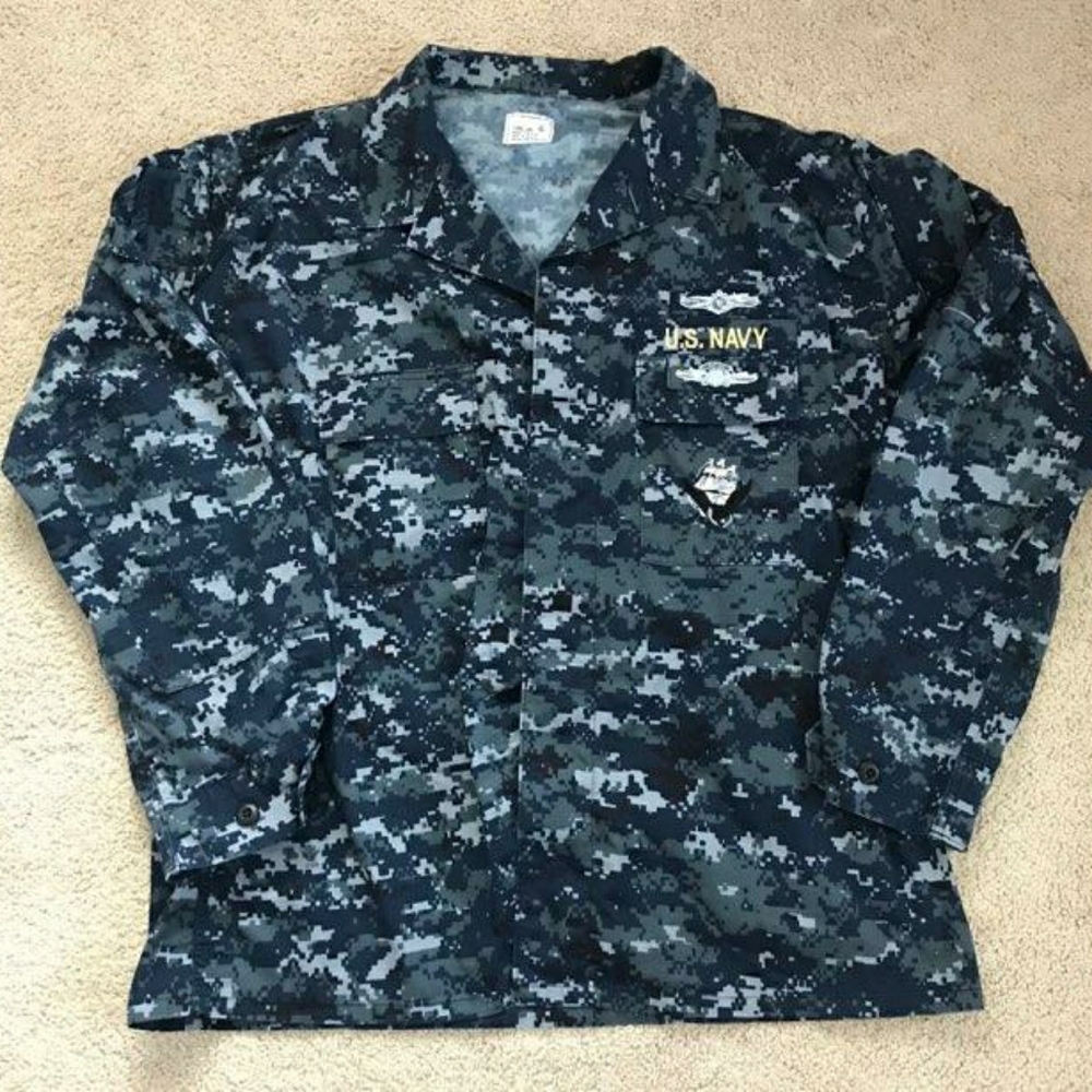 Navy Working Uniform NWU Blouse Top Type I